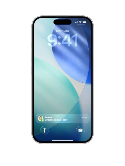 El iPhone vibra para avisar al usuario de una alerta.